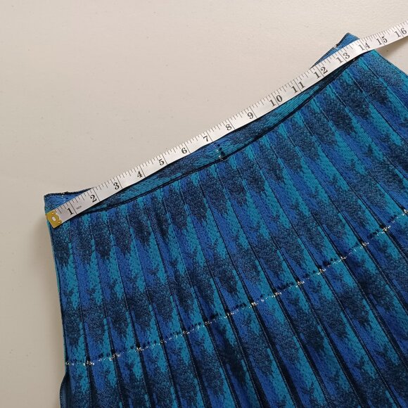 Sportrite Vintage Reversible Wool Pleated Midi Skirt - Picture 10 of 12